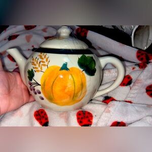 1989 Hartstone Pottery Stoneware Large Teapot